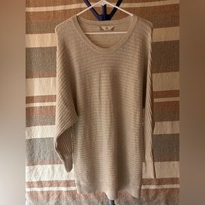 Pink Rose XTra Large Beige Sweater